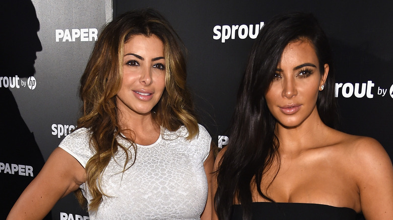 Larsa Pippen and Kim Kardashian at an event. 