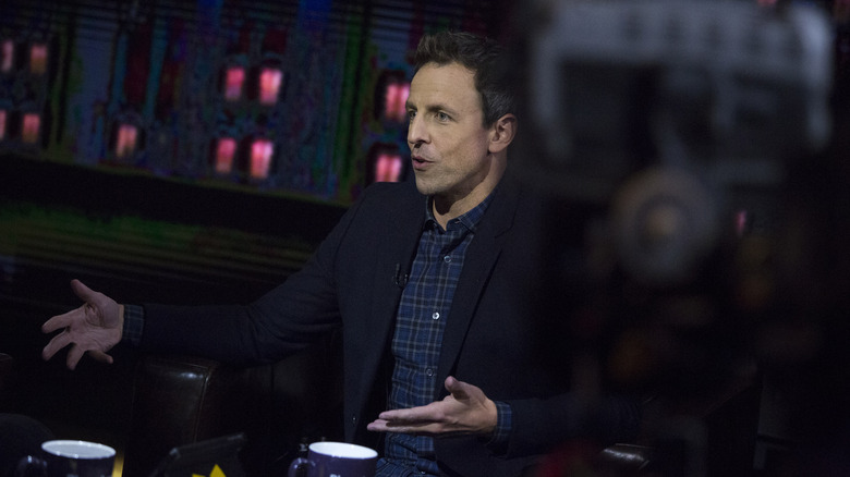 Seth Meyers talking