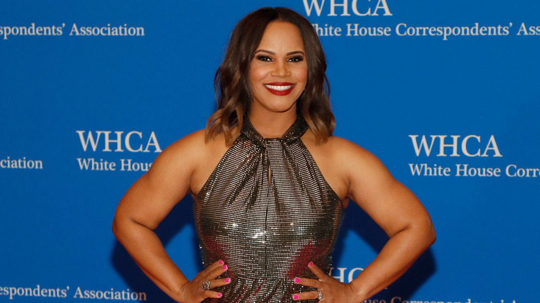 Laura Coates posing the White House Correspondents' Association dinner