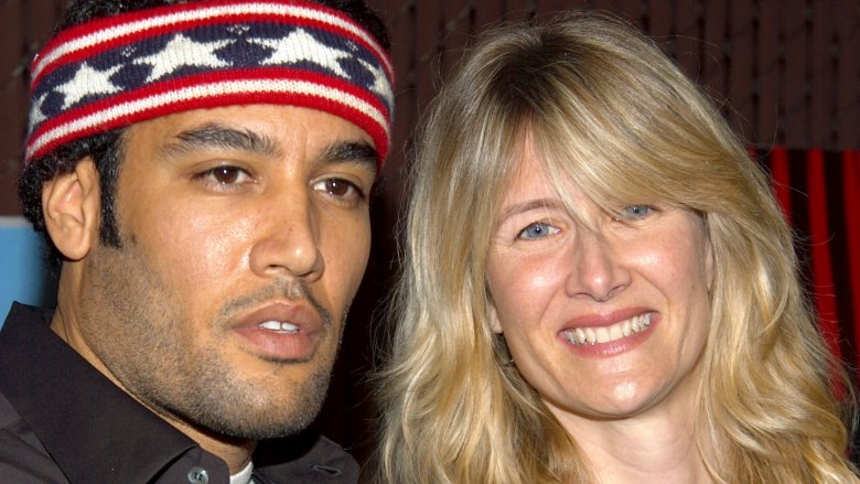 Ellery Harper with then husband Ben Harper, 2002