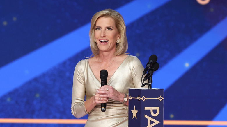 Laura Ingraham making a speech