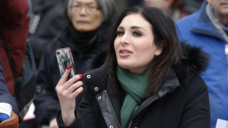 Laura Loomer attending the 2019 New York City Women's March