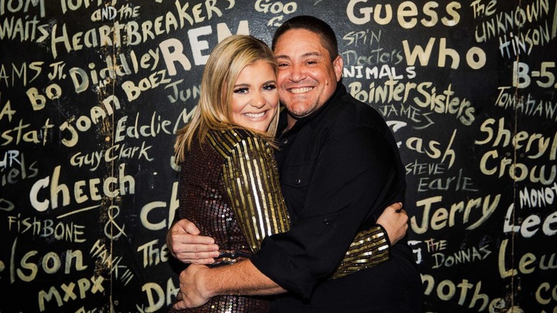 Lauren Alaina and J.J. Suddeth hugging