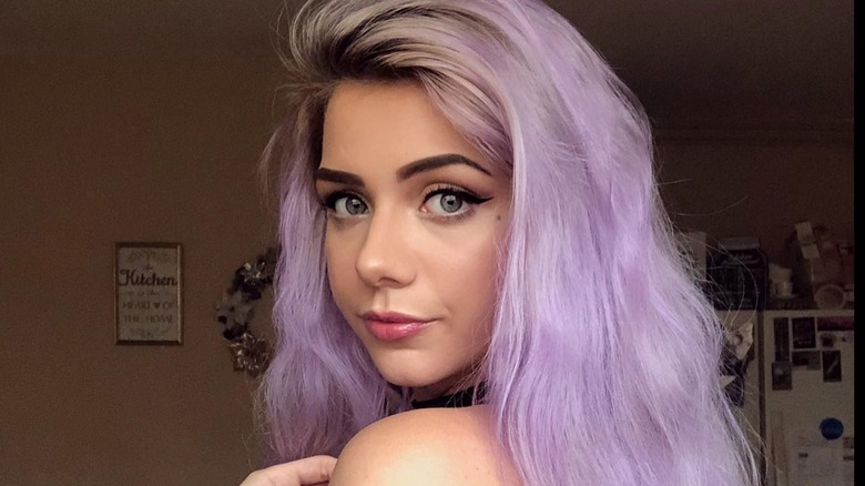 Light lavender hair