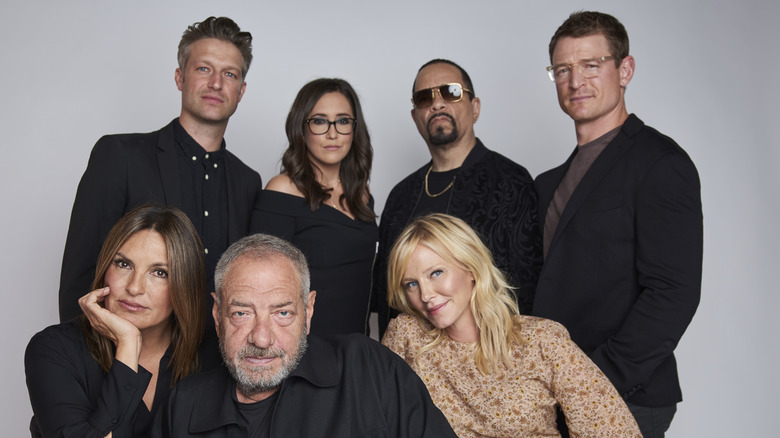 The cast of "Law & Order: SVU" and the show's producers