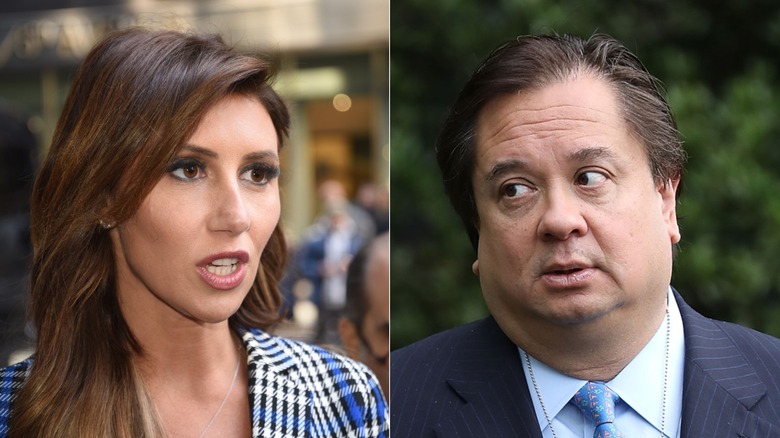 Split image of Alina Habba & George Conway