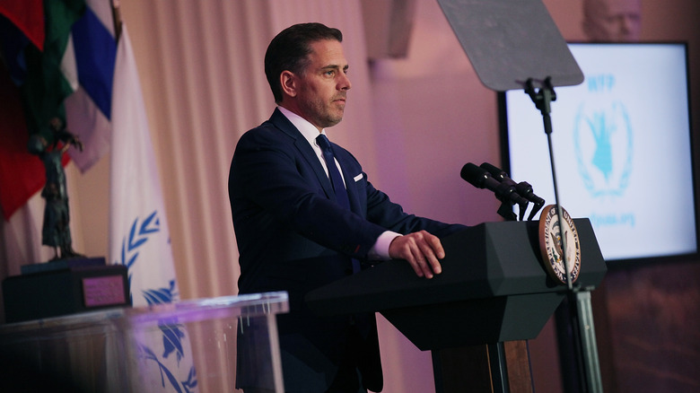 Hunter Biden speaking at an event