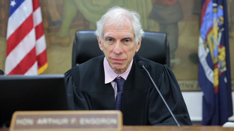 Judge Arthur Engoron on the bench