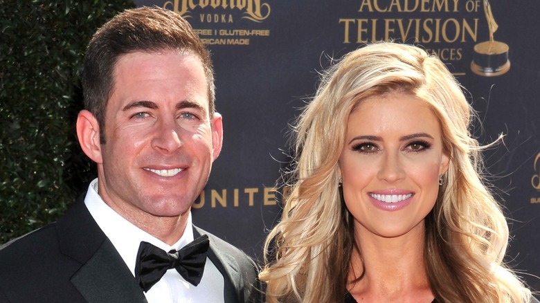 Tarek El Moussa Christina Hall smiling