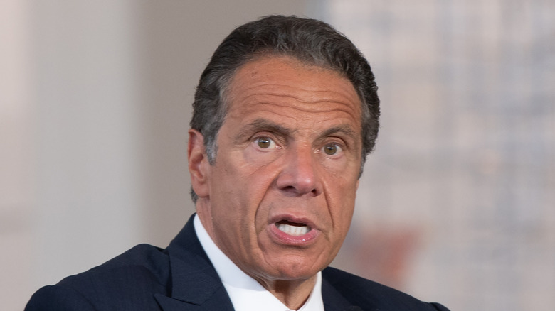 Andrew Cuomo looking surprised