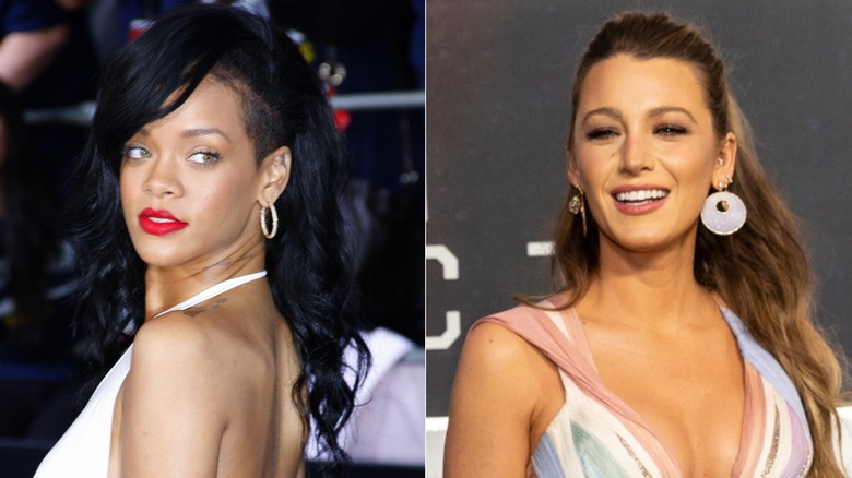 Red carpet photos of Rihanna & Blake Lively