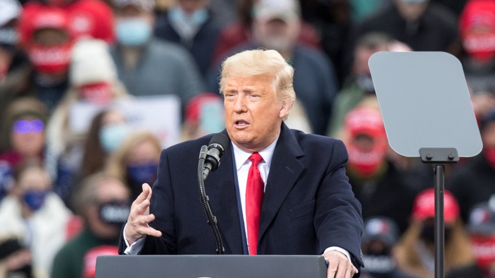 Trump at a rally