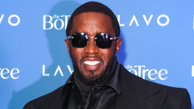 P. Diddy smiling