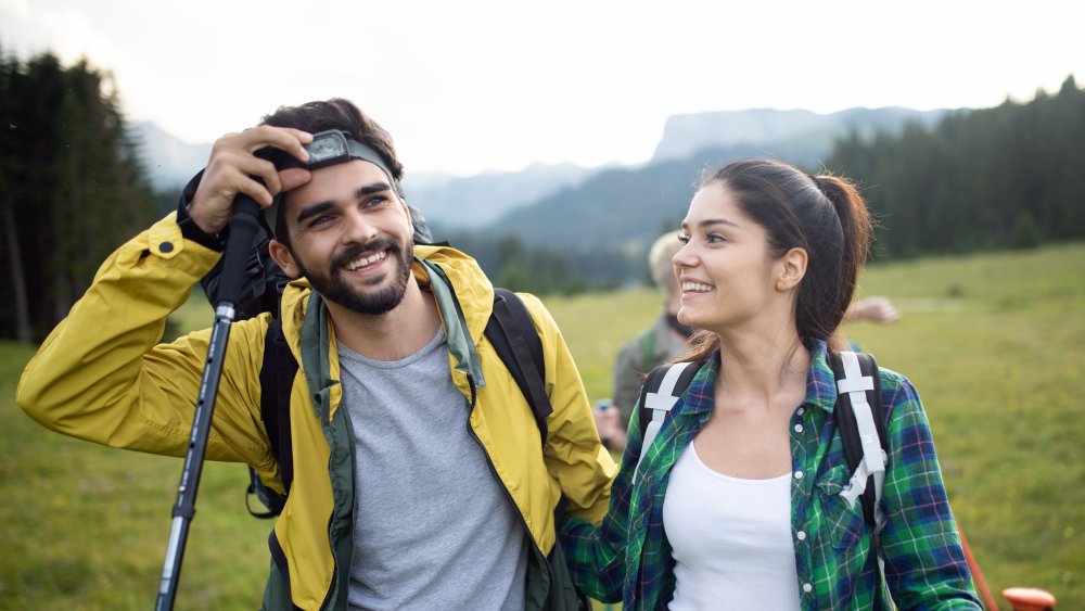 couple hiking