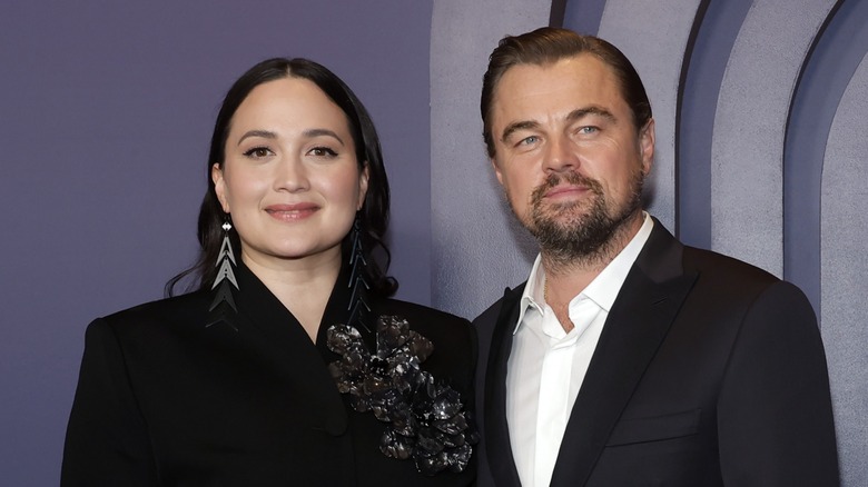 Lily Gladstone and Leonardo DiCaprio