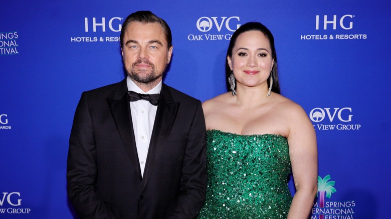 Leonardo DiCaprio and Lily Gladstone