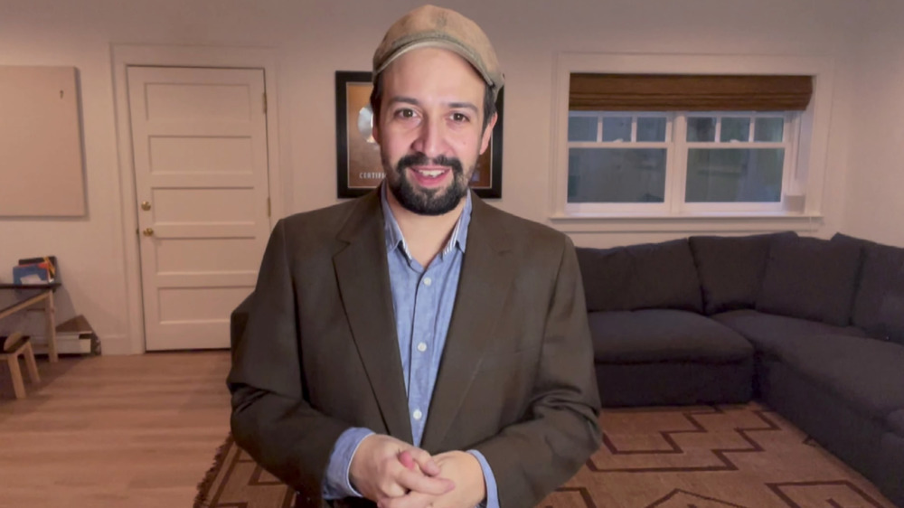 Lin-Manuel Miranda on zoom