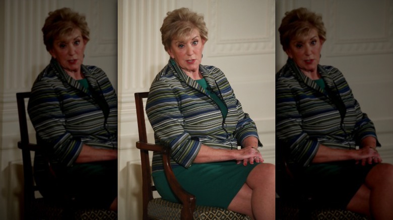 Linda McMahon in the East Room of the White House in Washington, DC (2017)