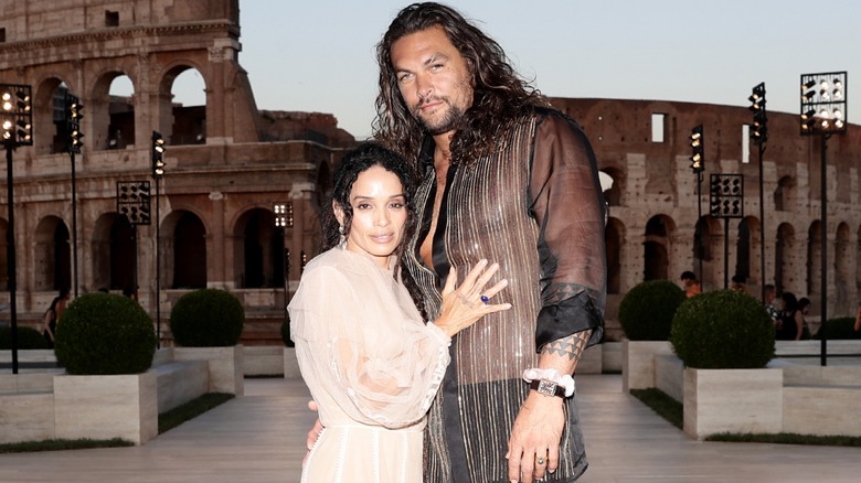 Lisa Bonet and Jason Momoa