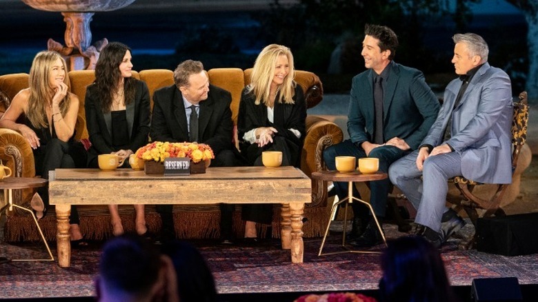 The Friends cast during the reunion