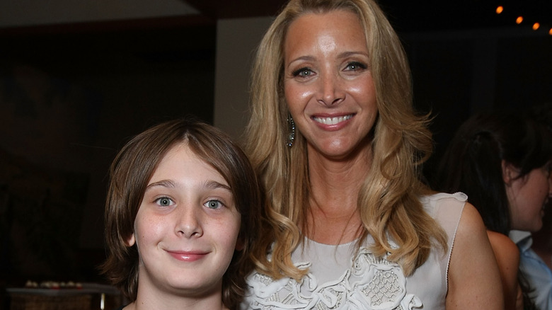 Julian Stern and Lisa Kudrow, smiling