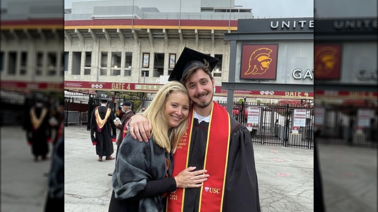 Lisa Kudrow, Julian Stern graduation