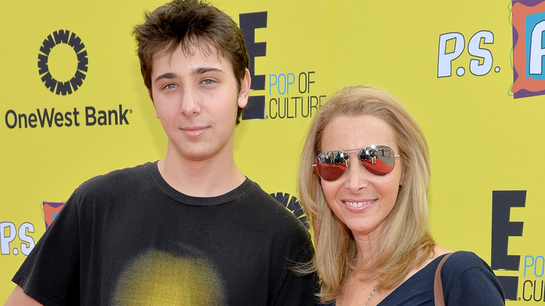 Julian Stern and Lisa Kudrow at an event