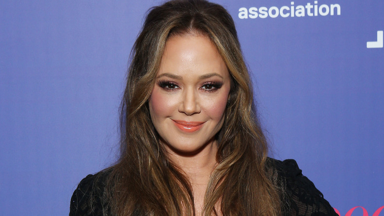 Leah Remini smiling