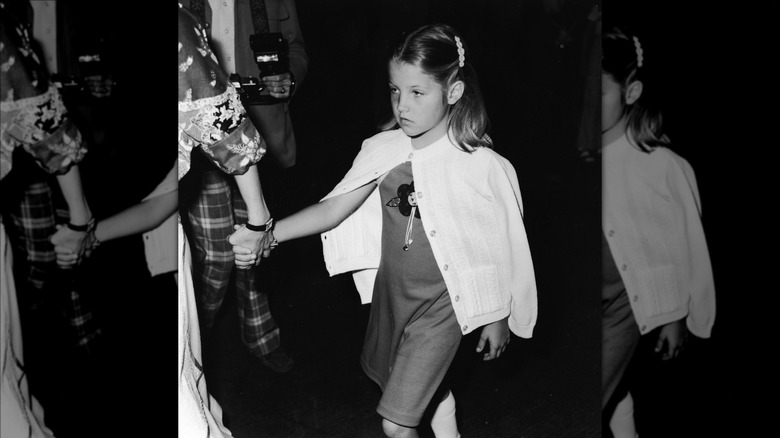 Lisa Marie Presley as a child