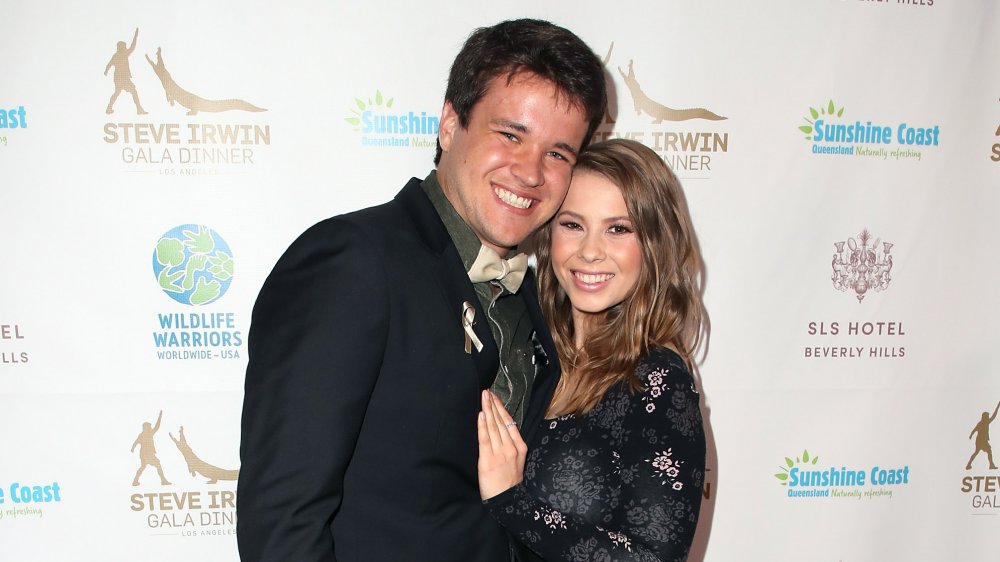 Chandler Powell and Bindi Irwin at a gala in 2018