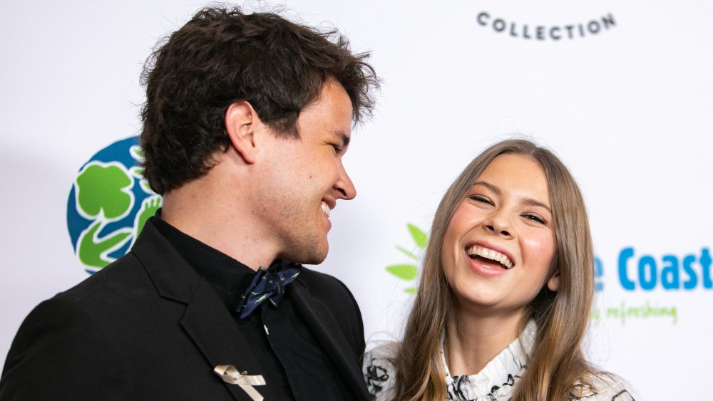 Chandler Powell and Bindi Irwin at a gala in 2019