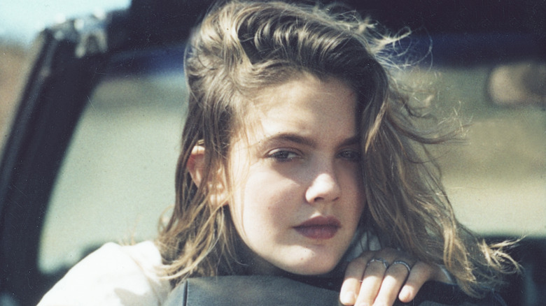 Drew Barrymore poses for a photo