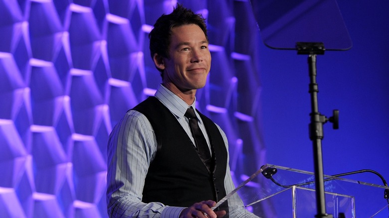 David Bromstad at a podium