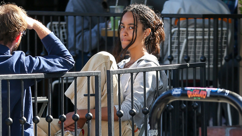 Malia Obama pictured in Los Angeles