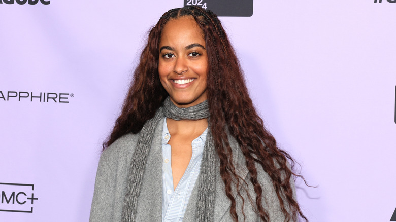 Malia Obama smiling at a Sundance Film Festival premiere 