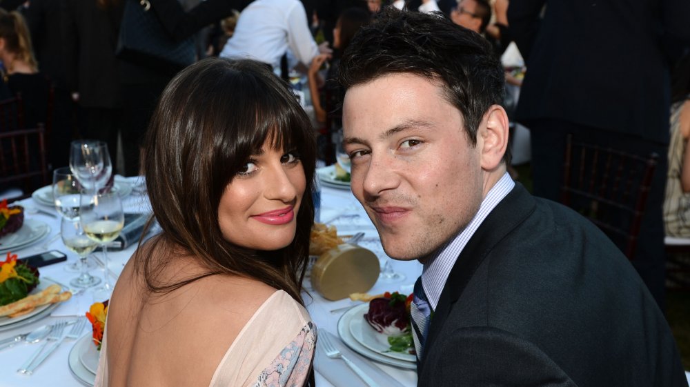 Lea Michele and Cory Monteith