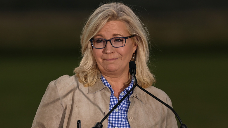 Liz Cheney smirking