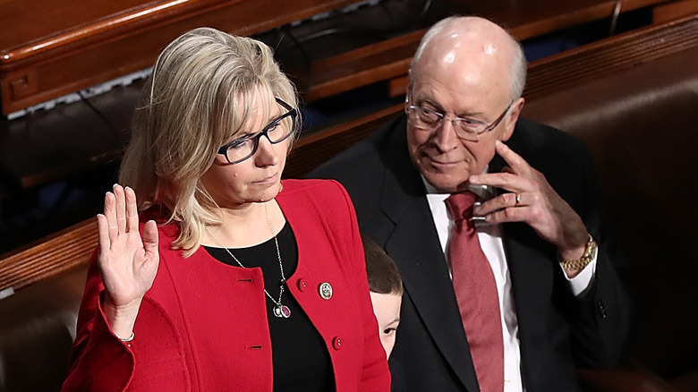 Liz and Dick Cheney in the House