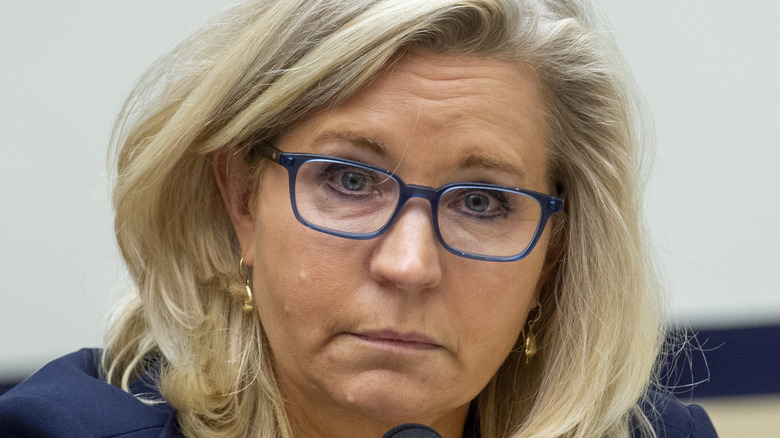 Liz Cheney looking concerned