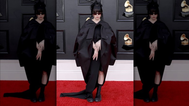 Billie Eilish at the 2022 Grammys