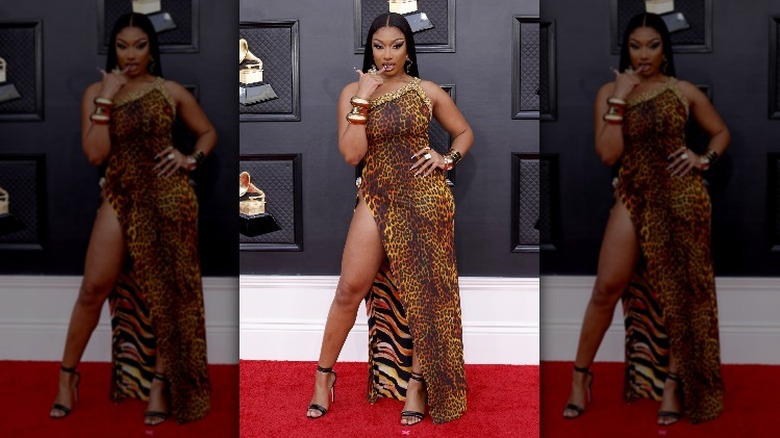 Megan Thee Stallion at the 2022 Grammys