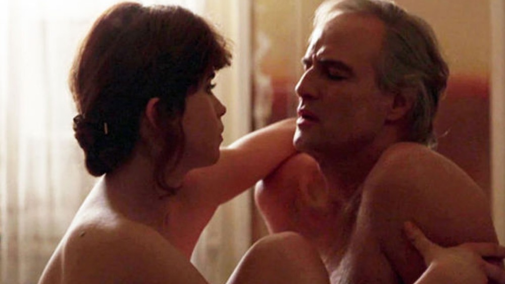 Marie Schneider and Marlon Brando in Last Tango in Paris