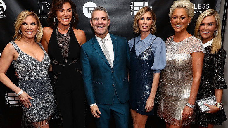 Andy Cohen with "RHONY" cast 