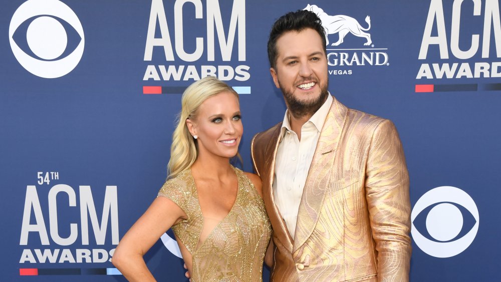 Luke Bryan and his wife, Caroline Boyer