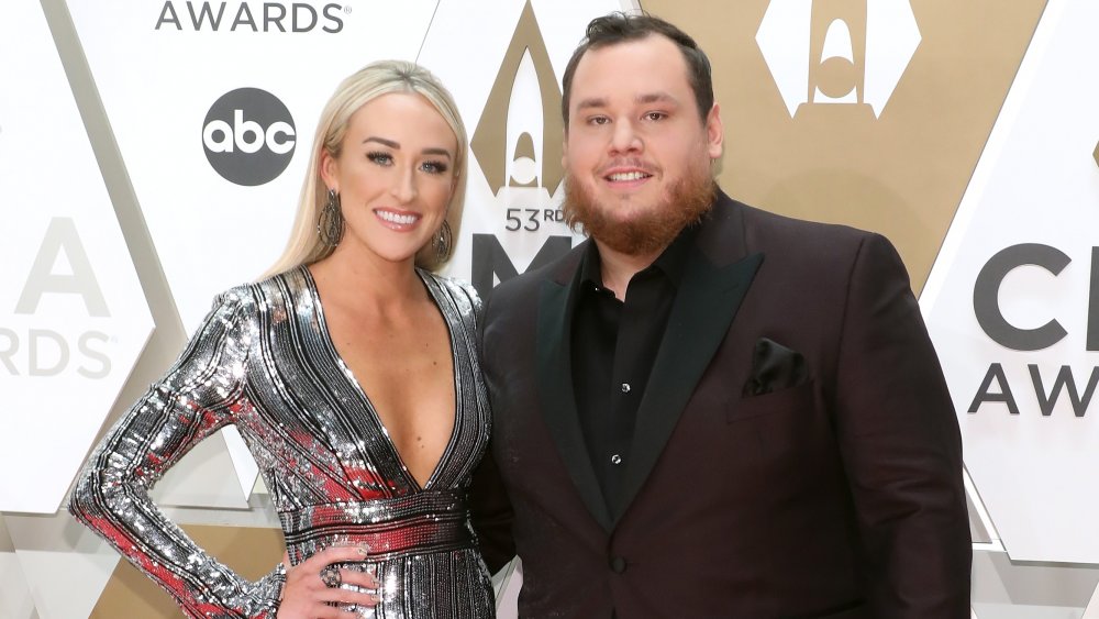 Luke Combs and wife, Nicole Hocking 