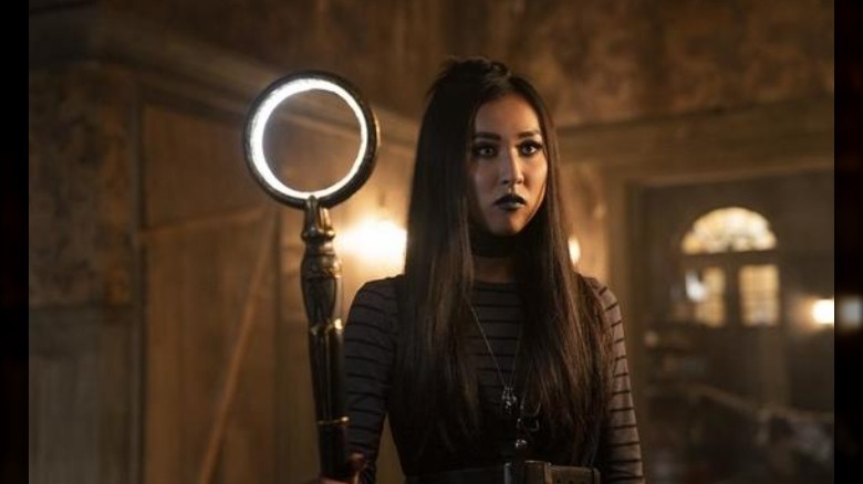 Lyrica Okano in character as Nico Minoru from Runaways