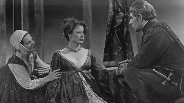 Maggie Smith and Laurence Olivier in Othello