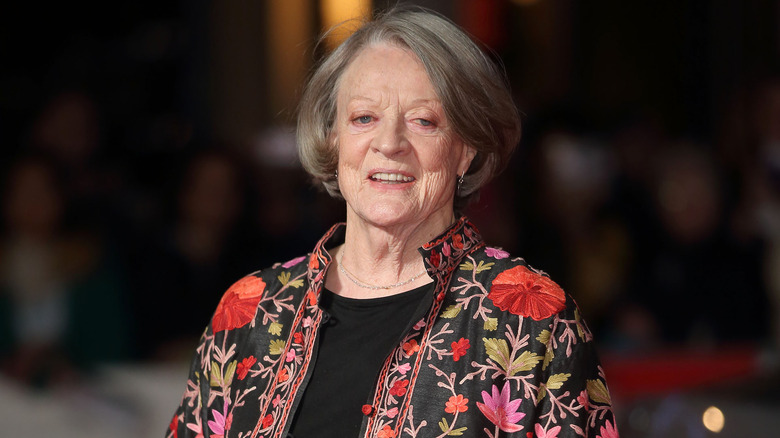 Dame Maggie Smith attends a screening of "The Lady In The Van"