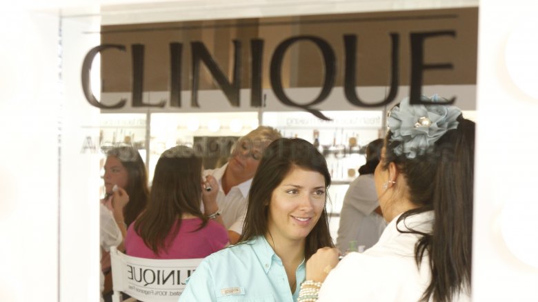 Clinique makeup demo