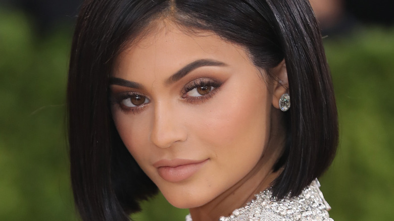 Kylie Jenner sporting a makeup trend this past decade